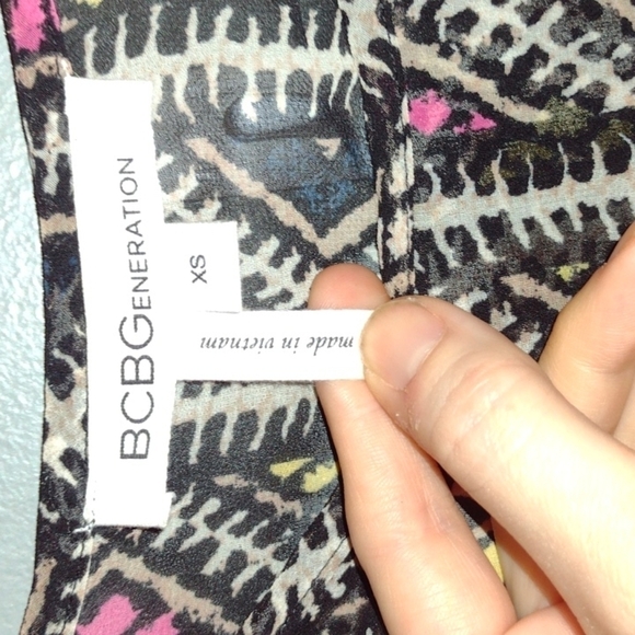 Bcbgeneration blouse extra small sheer - Picture 4 of 8